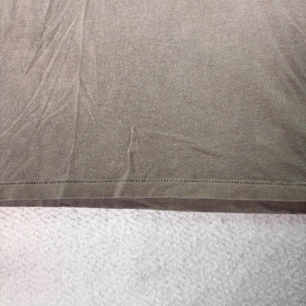 Vintage Y2K Abercrombie & Fitch Logo T Shirt Men's M Beige Green Graphic Tee - Picture 2 of 7